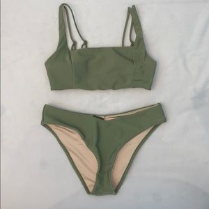 L.A. Hearts Green Bikini from Pacsun